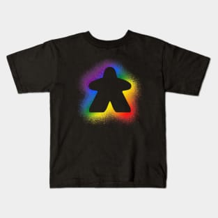 Meeple Spray - Rainbow Kids T-Shirt